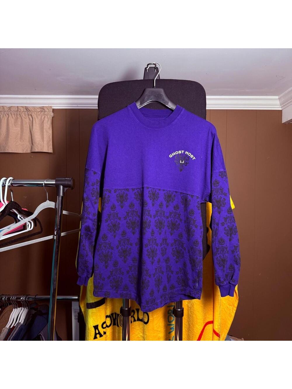 Disney Haunted Mansion Creepy Wallpaper Spirit Jersey - XS